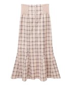 【アースミュージックアンドエコロジー/earth music&ecology】のサイドリブバックレースアップスカート Check Brown|ID: prp329100004680203 ipo3291000000033806514