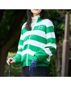 【23区 ゴルフ/NIJYUSANKU GOLF】の【WOMEN】リバーシブルニットブルゾン ピーコックグリーン系2|ID: prp329100004680206 ipo3291000000033806526