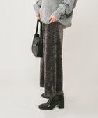 【グレース コンチネンタル/GRACE CONTINENTAL】のクラッシュベロアロングスカート チャコール|ID: prp329100004680209 ipo3291000000033806540