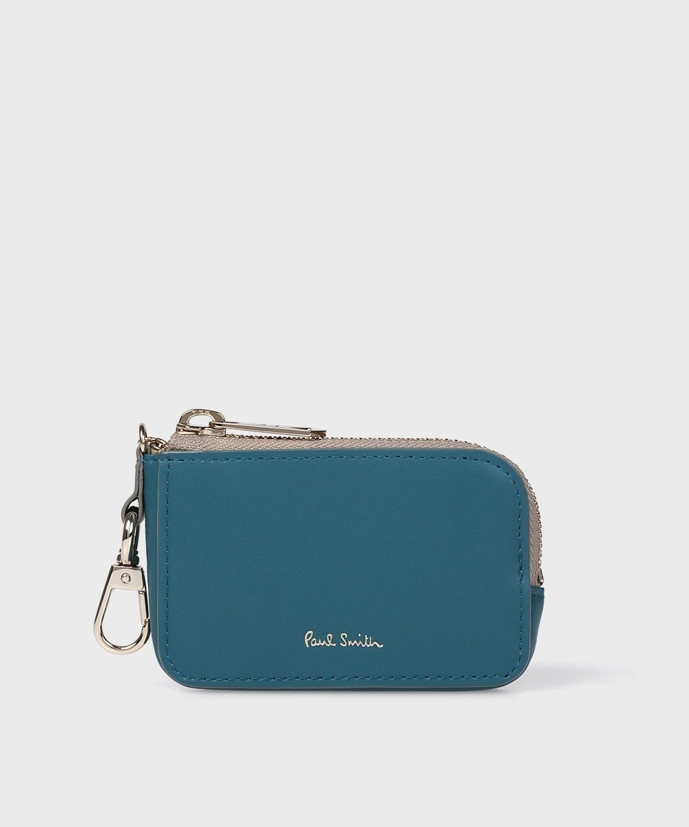 【ポール スミス/Paul Smith】のサプルレザー キーケース インテリア・キッズ・メンズ・レディースファッション・服の通販 founy(ファニー) 　ファッション　Fashion　レディースファッション　Fashion for Women　ミニ財布・二つ折り財布　Wallets & Card Cases　アクセサリー　Fashion Accessories　スマート　Smart, Elegant　財布　Wallet, Purse　ポケット　Pocket, Pocket Detail　エレガント 上品　Elegant　ブルーグリーン|ID: prp329100004680214 ipo3291000000033806556