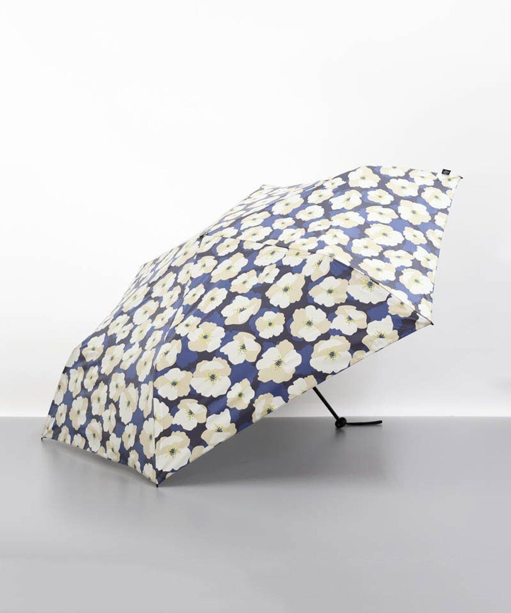 【アウロラ/AURORA】のBlao(ブラオ)超耐風 花柄オールシーズン傘(折りたたみ・55㎝) インテリア・キッズ・メンズ・レディースファッション・服の通販 founy(ファニー) ファッション Fashion レディースファッション Fashion for Women レイングッズ・傘・晴雨兼用傘 Umbrellas & Rain Gear コーティング Coating, Coated Finish 傘 Umbrella, Parasol 日傘 Parasol, UV Umbrella モダン Modern, Contemporary ネイビー|ID: prp329100004680218 ipo3291000000033806576