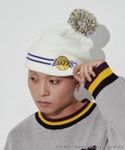 【ウィゴー/WEGO】の【ユニセックス着用ITEM】別注NBA ポンポンニットキャップ オフホワイト|ID: prp329100004680224 ipo3291000000034198922