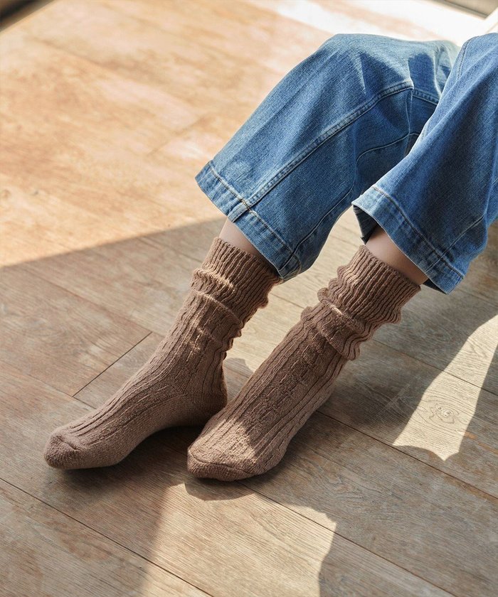 【ティアクラッセ/Tiaclasse】のケーブル柄編みソックス インテリア・キッズ・メンズ・レディースファッション・服の通販 founy(ファニー) https://founy.com/ ファッション Fashion レディースファッション Fashion for Women ソックス&靴下 Socks & Hosiery レッグウェア・ストッキング Legwear & Hosiery カーディガン Cardigan, Knitwear ソックス Socks, Hosiery 再入荷 Restock / Back in Stock 新作・新入荷 New Arrivals / New In A/W・秋冬 Autumn/Winter |ID: prp329100004680230 ipo3291000000035774561