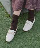 【ティアクラッセ/Tiaclasse】のケーブル柄編みソックス ブラウン|ID: prp329100004680230 ipo3291000000035774566