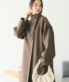 【クラフトスタンダードブティック/CRAFT STANDARD BOUTIQUE】のスタンドカラーコート Mocha|ID: prp329100004680232 ipo3291000000033806639
