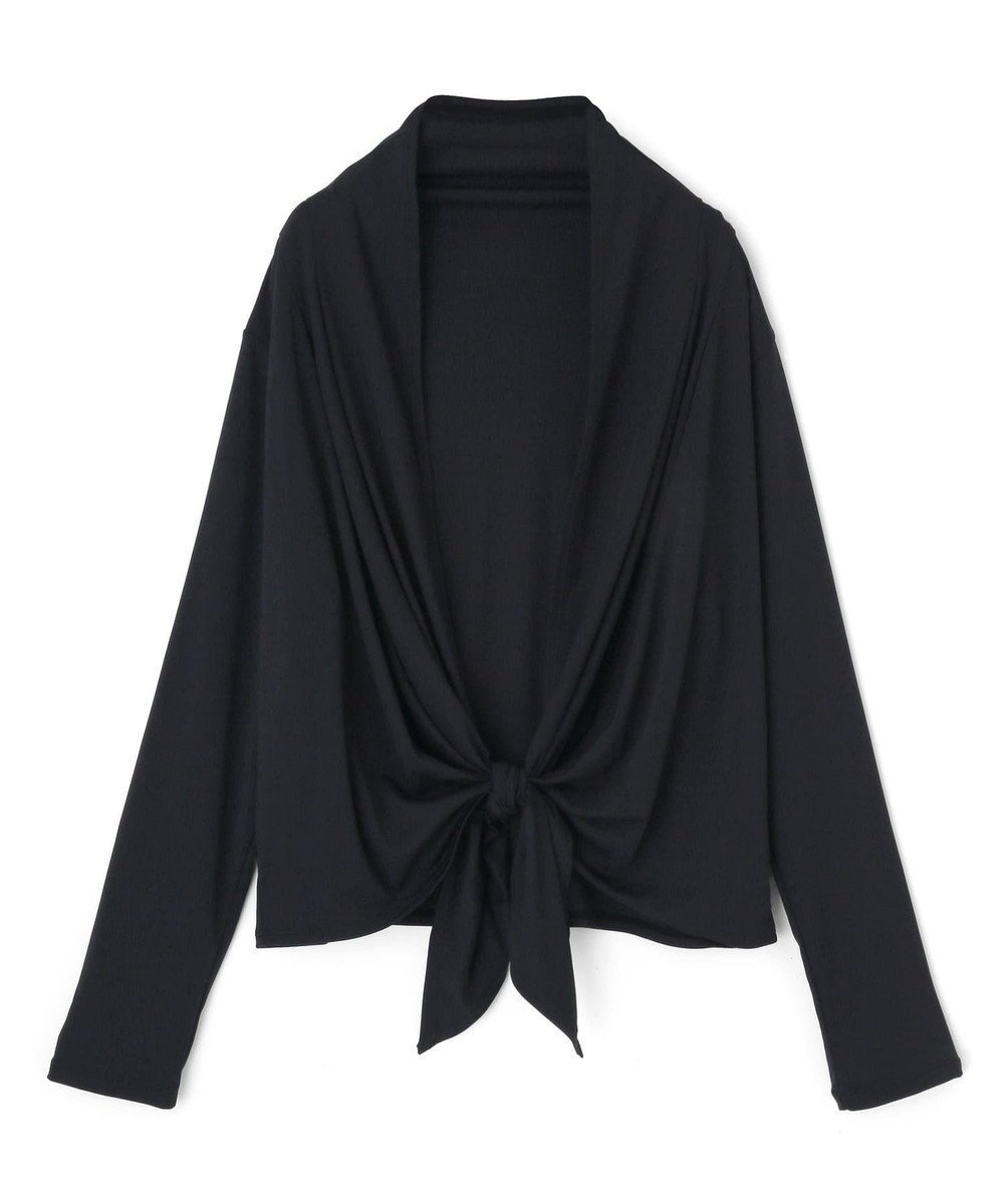 【三愛水着楽園/San-ai Resort】の【UPF50+】ショート丈羽織り M・L【San-ai Resort(サンアイリゾート)】 インテリア・キッズ・メンズ・レディースファッション・服の通販 founy(ファニー) ファッション Fashion レディースファッション Fashion for Women トップス・カットソー Cut & Sew Tops カーディガン・羽織り Layered Style Cardigans おすすめ Recommended / Our Picks なめらか Smooth, Silky Texture エレガント 上品 Elegant カーディガン Cardigan, Knitwear ショート Short, Short Length ストレッチ Stretch, Stretchy Fabric ヘムライン Hemline, Bottom Cut 吸水 Absorbent, Quick-Dry 夏 Summer S/S・春夏 SS, Spring/Summer, Warm Season A/W・秋冬 Autumn/Winter ブラック|ID: prp329100004680241 ipo3291000000033806671