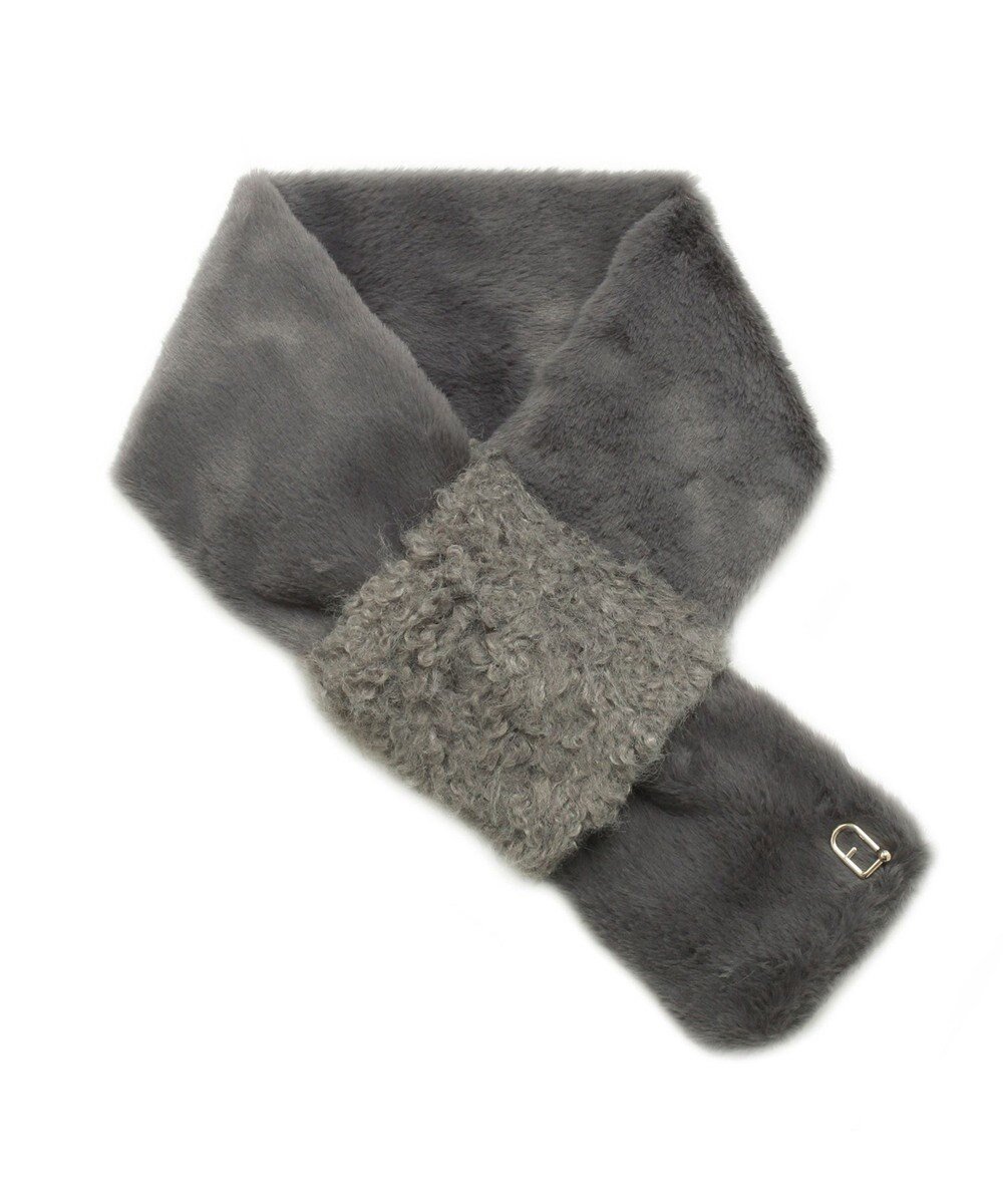 【ムーンバット/MOONBAT】のFURULA バイカラー フェイクファーマフラー 人気、トレンドファッション・服の通販 founy(ファニー) ファッション Fashion レディースファッション Fashion for Women マフラー・スヌード / 冬小物の定番 Scarves & Mufflers イタリア Italy エレガント 上品 Elegant コレクション Collection, Seasonal Line スヌード Snood, Infinity Scarf ダウン Down, Puffer パターン Pattern, Design Print フェイクファー Faux Fur, Imitation Fur 防寒 Cold Protection, Winter-Ready マフラー Scarf, Muffler リアル Real, Realistic A/W・秋冬 Autumn/Winter other-1|ID: prp329100004680245 ipo3291000000033806686