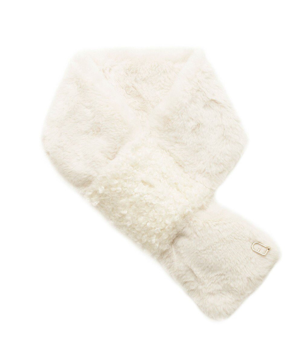 【ムーンバット/MOONBAT】のFURULA バイカラー フェイクファーマフラー インテリア・キッズ・メンズ・レディースファッション・服の通販 founy(ファニー) ファッション Fashion レディースファッション Fashion for Women マフラー・スヌード / 冬小物の定番 Scarves & Mufflers イタリア Italy エレガント 上品 Elegant コレクション Collection, Seasonal Line スヌード Snood, Infinity Scarf ダウン Down, Puffer パターン Pattern, Design Print フェイクファー Faux Fur, Imitation Fur 防寒 Cold Protection, Winter-Ready マフラー Scarf, Muffler リアル Real, Realistic A/W・秋冬 Autumn/Winter オフホワイト|ID: prp329100004680245 ipo3291000000033806688