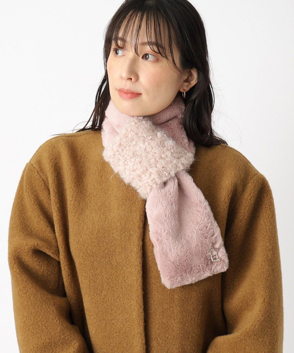 【ムーンバット/MOONBAT】のFURULA バイカラー フェイクファーマフラー インテリア・キッズ・メンズ・レディースファッション・服の通販 founy(ファニー) ファッション Fashion レディースファッション Fashion for Women マフラー・スヌード / 冬小物の定番 Scarves & Mufflers イタリア Italy エレガント 上品 Elegant コレクション Collection, Seasonal Line スヌード Snood, Infinity Scarf ダウン Down, Puffer パターン Pattern, Design Print フェイクファー Faux Fur, Imitation Fur 防寒 Cold Protection, Winter-Ready マフラー Scarf, Muffler リアル Real, Realistic A/W・秋冬 Autumn/Winter ピンク|ID: prp329100004680245 ipo3291000000033806690