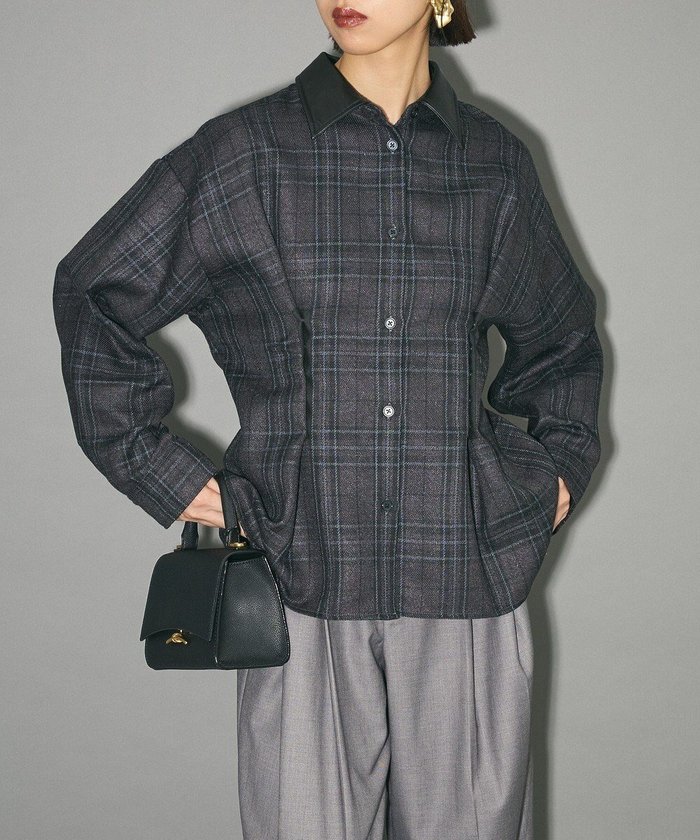 【グリーンパークス/Green Parks】のウエストタック2WAYシャツブルゾン インテリア・キッズ・メンズ・レディースファッション・服の通販 founy(ファニー) https://founy.com/ ファッション Fashion レディースファッション Fashion for Women アウター Coat / Outerwear Collection レディースジャケット・軽アウター Jackets ブルゾンジャケット・スポーティアウター Blouson Jackets おすすめ Recommended / Our Picks ジャケット Jacket, Outerwear チェック Check, Plaid, Tartan ブルゾン Blouson, Bomber Jacket ポケット Pocket, Pocket Detail エレガント 上品 Elegant A/W・秋冬 Autumn/Winter |ID: prp329100004680263 ipo3291000000033806740