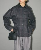 【グリーンパークス/Green Parks】のウエストタック2WAYシャツブルゾン Gray|ID: prp329100004680263 ipo3291000000033806741