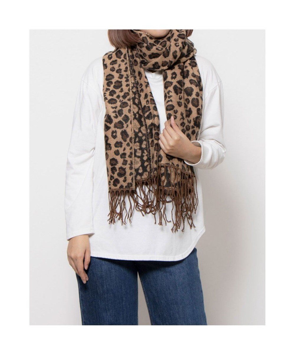 【アンビリオン/UNBILLION】のカシュネ cache nez / ヒョウ柄ジャカードストール 人気、トレンドファッション・服の通販 founy(ファニー) 　ファッション　Fashion　レディースファッション　Fashion for Women　アクセサリー　Fashion Accessories　ギフト プレゼント　Gift / Present　クリスマス X'mas　Christmas / X'mas　ショール　Shawl, Wrap　ジャカード／ジャガード　Jacquard, Woven Pattern　スカーフ　Scarf, Neckwear　ストール　Stole, Wrap　スヌード　Snood, Infinity Scarf　トレンド　Trend, Trending Now　ハンド　Hand, Handmade　ヒョウ　Leopard, Animal Print　マフラー　Scarf, Muffler　モチーフ　Motif, Design Theme　再入荷　Restock / Back in Stock　夏　Summer　帽子　Hat, Headwear　S/S・春夏　SS, Spring/Summer, Warm Season　A/W・秋冬　Autumn/Winter　防寒　Cold Protection, Winter-Ready　 other-1|ID: prp329100004680274 ipo3291000000033806777
