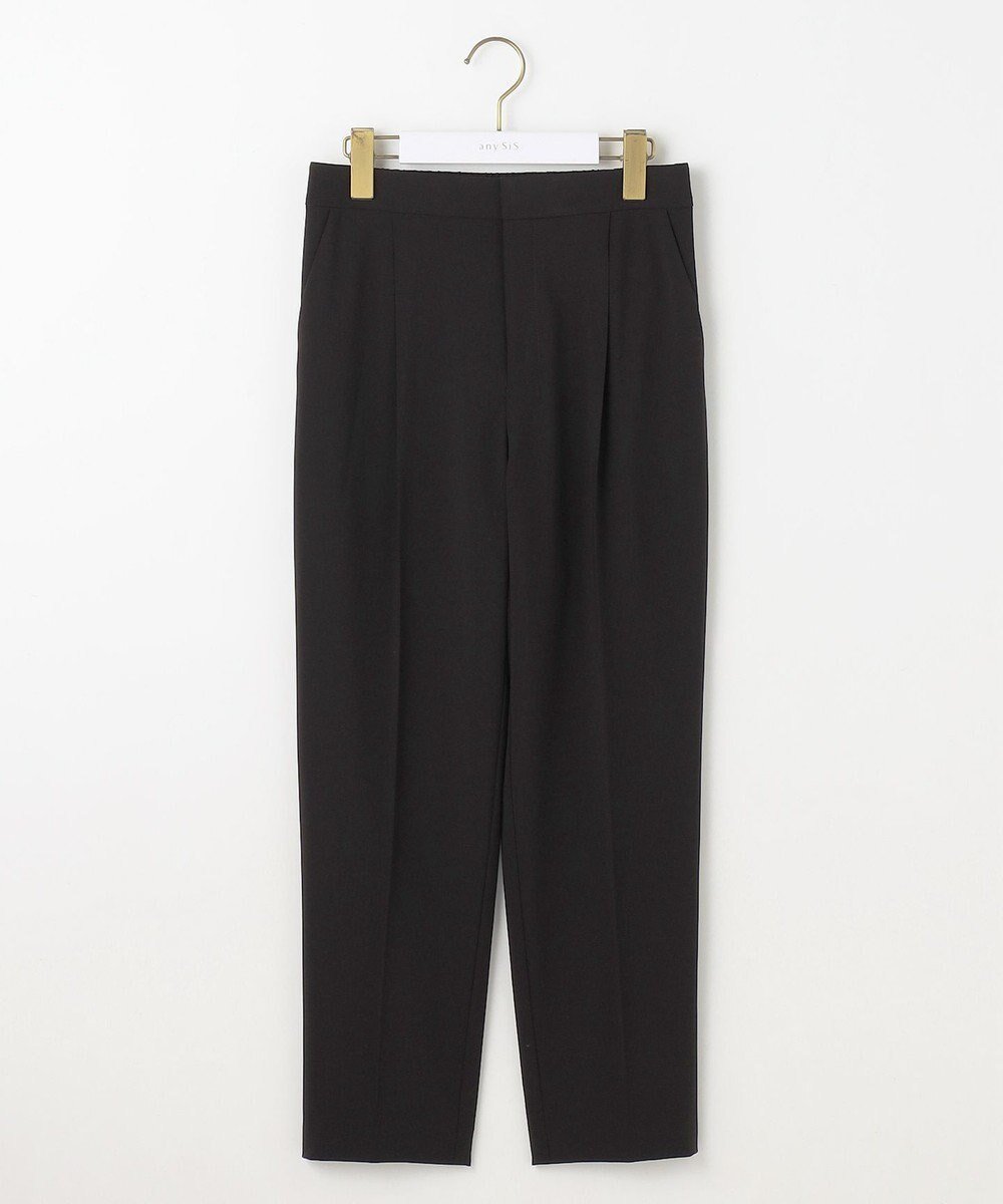【エニィ スィス/any SiS】の【セットアップ対応】セレモニーダブルクロス テーパードパンツ インテリア・キッズ・メンズ・レディースファッション・服の通販 founy(ファニー) 　ファッション　Fashion　レディースファッション　Fashion for Women　セットアップ　Matching Sets　レディースパンツ・ボトムス　Pants & Trousers / Bottoms　オケージョン　Occasion Wear　春　Spring　ジャケット　Jacket, Outerwear　ストレッチ　Stretch, Stretchy Fabric　セットアップ　Set-Up, Coordinated Outfit　センター　Center, Center Line　ダブル　Double, Double-Breasted　定番　Standard, Basic Item　人気　Popular, Best Seller　楽ちん　Easy Fit, Comfortable　ワイド　Wide, Wide Fit　S/S・春夏　SS, Spring/Summer, Warm Season　夏　Summer　エレガント 上品　Elegant　ブラック|ID: prp329100004680277 ipo3291000000034282499