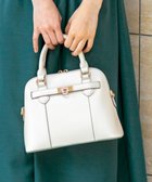 【エニィ スィス/any SiS】の【2WAY】ベルトアクセントブガッティ バッグ アイボリー|ID: prp329100004680292 ipo3291000000034282261