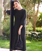 【エニィ スィス/any SiS】の【Lily Calin】シャイニードットコンビ ドレス ブラック×ブラック|ID: prp329100004680294 ipo3291000000034282274