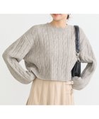 【アースミュージックアンドエコロジー/earth music&ecology】のケーブルニットプルオーバー 人気、トレンドファッション・服の通販 founy(ファニー) ファッション Fashion レディースファッション Fashion for Women トップス・カットソー Cut & Sew Tops ニット Knit Tops & Sweaters カジュアルプルオーバー・ニットトップス Pullovers & Knit Tops / Casual Pullovers おすすめ Recommended / Our Picks クロップド Cropped, Short Length コンパクト Compact, Small Size セーター Sweater, Knitwear トレンド Trend, Trending Now フォルム Silhouette, Form ポケット Pocket, Pocket Detail A/W・秋冬 Autumn/Winter thumbnail Gray|ID: prp329100004680295 ipo3291000000034270193