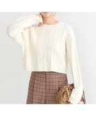 【アースミュージックアンドエコロジー/earth music&ecology】のケーブルニットプルオーバー 人気、トレンドファッション・服の通販 founy(ファニー) ファッション Fashion レディースファッション Fashion for Women トップス・カットソー Cut & Sew Tops ニット Knit Tops & Sweaters カジュアルプルオーバー・ニットトップス Pullovers & Knit Tops / Casual Pullovers おすすめ Recommended / Our Picks クロップド Cropped, Short Length コンパクト Compact, Small Size セーター Sweater, Knitwear トレンド Trend, Trending Now フォルム Silhouette, Form ポケット Pocket, Pocket Detail A/W・秋冬 Autumn/Winter thumbnail Ivory|ID: prp329100004680295 ipo3291000000034270194