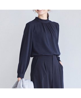 【エニィ スィス/any SiS】の【洗える】フリルネックスタンド ブラウス 人気、トレンドファッション・服の通販 founy(ファニー) ファッション Fashion レディースファッション Fashion for Women トップス・カットソー Cut & Sew Tops シャツ・ブラウス・オフィスカジュアル Elegant Blouses & Button-Ups おすすめ Recommended / Our Picks シンプル Simple, Minimal ジャケット Jacket, Outerwear ジョーゼット Georgette, Semi-Sheer Fabric スタンド Stand Collar, Upright Stand セレモニー Ceremony ダウン Down, Puffer トレンド Trend, Trending Now フリル Frill, Ruffle エレガント 上品 Elegant 定番 Standard, Basic Item 新作・新入荷 New Arrivals / New In 洗える Machine Washable A/W・秋冬 Autumn/Winter ビジネス 仕事 通勤 Business / Work / Commuting |ID:prp329100004680300