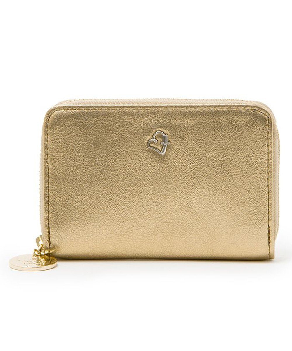 【ランバン オン ブルー/LANVIN en Bleu】のペティアン キーケース小銭入れ インテリア・キッズ・メンズ・レディースファッション・服の通販 founy(ファニー) 　ファッション　Fashion　レディースファッション　Fashion for Women　ミニ財布・二つ折り財布　Wallets & Card Cases　シャイニー　Shiny, Glossy Finish　シルバー　Silver, Metallic Silver　シンプル　Simple, Minimal　ホリデーシーズン　Holiday Season　財布　Wallet, Purse　ゴールド|ID: prp329100004680304 ipo3291000000033806875