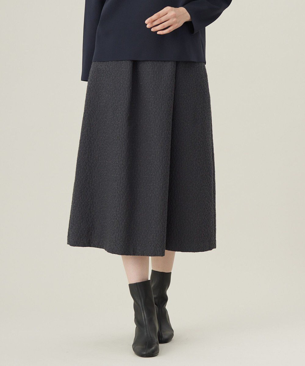 【自由区/JIYU-KU】の【洗える】スノージャガード スカート インテリア・キッズ・メンズ・レディースファッション・服の通販 founy(ファニー) 　ファッション　Fashion　レディースファッション　Fashion for Women　スカート　Skirts　エレガント 上品　Elegant　サテン　Satin, Glossy Fabric　ストレッチ　Stretch, Stretchy Fabric　ダウン　Down, Puffer　トレンド　Trend, Trending Now　フレア　Flare, Flared　洗える　Machine Washable　A/W・秋冬　Autumn/Winter　スレート|ID: prp329100004680309 ipo3291000000033806891