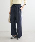 【グリーンパークス/Green Parks】のラメピンストライプサイドラインパンツ Navy|ID: prp329100004680310 ipo3291000000033806893