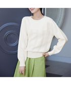 【ティアクラッセ/Tiaclasse】の【洗える】ウェーブ編みニットプルオーバー 人気、トレンドファッション・服の通販 founy(ファニー) ファッション Fashion レディースファッション Fashion for Women トップス・カットソー Cut & Sew Tops ニット Knit Tops & Sweaters カジュアルプルオーバー・ニットトップス Pullovers & Knit Tops / Casual Pullovers ウェーブ Wavy Pattern 春 Spring 洗える Machine Washable 秋 Autumn カーディガン Cardigan, Knitwear コンパクト Compact, Small Size シンプル Simple, Minimal スリーブ Sleeve, Long Sleeve / Short Sleeve セーター Sweater, Knitwear トレンド Trend, Trending Now 長袖 Long Sleeve, Full Sleeve ビスチェ Bustier, Corset Top ポケット Pocket, Pocket Detail ラウンド Round, Round Neck リブニット Rib Knit, Ribbed Knit 冬 Winter / This Winter A/W・秋冬 Autumn/Winter 再入荷 Restock / Back in Stock おすすめ Recommended / Our Picks 新作・新入荷 New Arrivals / New In ビジネス 仕事 通勤 Business / Work / Commuting thumbnail オフホワイト|ID: prp329100004680315 ipo3291000000033806907