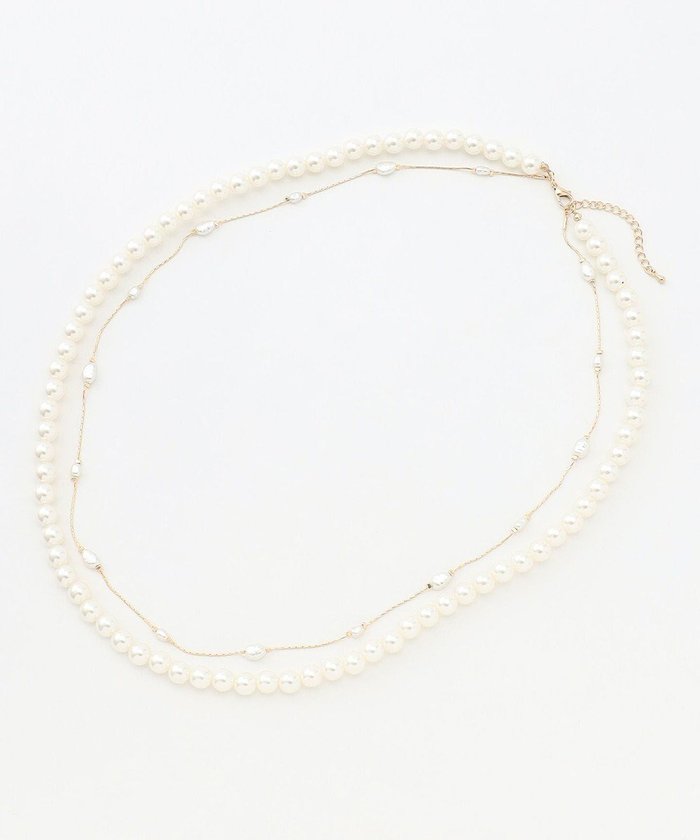 【エニー/ANY】の2連パールチェーンネックレス インテリア・キッズ・メンズ・レディースファッション・服の通販 founy(ファニー) https://founy.com/ ファッション Fashion レディースファッション Fashion for Women ジュエリー Jewelry ネックレス Necklaces & Pendants おすすめ Recommended / Our Picks アクセサリー Fashion Accessories ギフト プレゼント Gift / Present チェーン Chain, Chain Strap ネックレス Necklace, Pendant Necklace パール Pearl, Pearl Accent 再入荷 Restock / Back in Stock |ID: prp329100004680330 ipo3291000000034282386