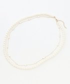 【エニー/ANY】の2連パールチェーンネックレス ライトゴールド|ID: prp329100004680330 ipo3291000000034282387