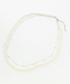 【エニー/ANY】の2連パールチェーンネックレス シルバー|ID: prp329100004680330 ipo3291000000034282388