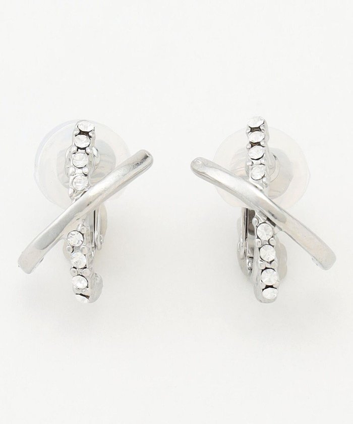 【エニー/ANY】の【WEB限定】クロスフープイヤリング(両耳用) インテリア・キッズ・メンズ・レディースファッション・服の通販 founy(ファニー) https://founy.com/ ファッション Fashion レディースファッション Fashion for Women ジュエリー Jewelry ファッションリング Fashion Rings イヤリング・フープ・ドロップタイプ Hoop, Drop & Clip Earrings おすすめ Recommended / Our Picks アクセサリー Fashion Accessories イヤリング Earrings ギフト プレゼント Gift / Present シンプル Simple, Minimal セレモニー Ceremony 再入荷 Restock / Back in Stock |ID: prp329100004680336 ipo3291000000034282440