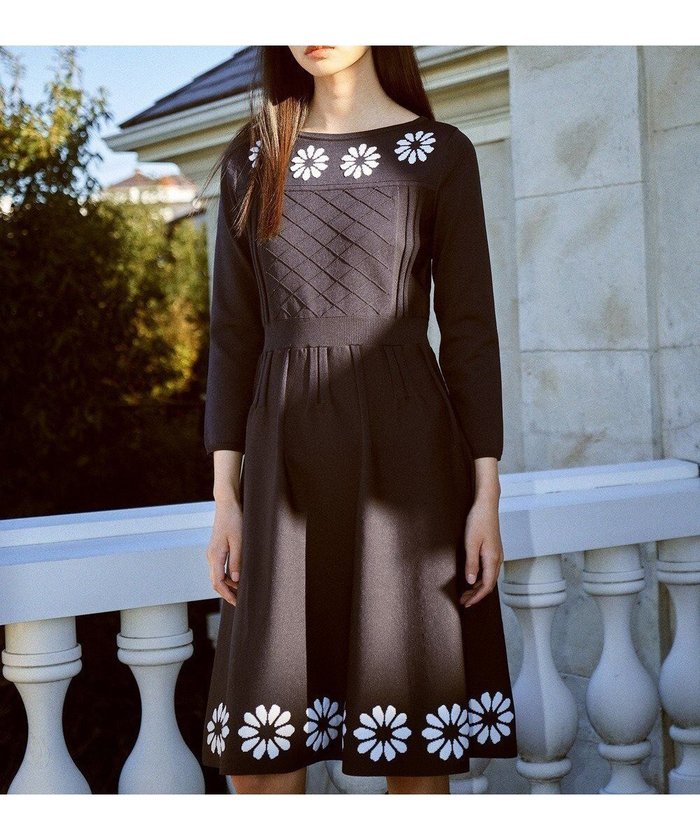 【トッカ/TOCCA】の【Archive Collection・洗える】DAISY KNIT DRESS ニットドレス インテリア・キッズ・メンズ・レディースファッション・服の通販 founy(ファニー) https://founy.com/ ファッション Fashion レディースファッション Fashion for Women ワンピース Dresses フォーマル・パーティードレス・結婚式用ドレス Elegant & Casual Dresses ニットワンピース Knit Dresses ドレス Dress, One-Piece 洗える Machine Washable A/W・秋冬 Autumn/Winter |ID: prp329100004680337 ipo3291000000033806988