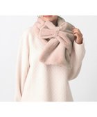 【ムーンバット/MOONBAT】の【WEB限定ラッピング袋付】PAUL JOE ACCESSOIRES フェイクファービッグリボンマフラー ピンク|ID: prp329100004680349 ipo3291000000035604176
