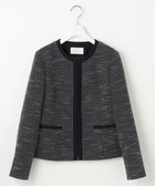 【エニィ スィス/any SiS】のリップルボーダーストレッチ ジャケット ネイビーシャンブレー|ID: prp329100004680351 ipo3291000000033807046
