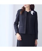 【エニィ スィス/any SiS】のリップルボーダーストレッチ ジャケット ネイビー|ID: prp329100004680351 ipo3291000000034282446