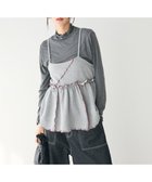 【クラフトスタンダードブティック/CRAFT STANDARD BOUTIQUE】の配色メローキャミトップス Gray Mixture|ID: prp329100004680358 ipo3291000000033807072