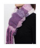 【アンビリオン/UNBILLION】のカシュネ cache nez / リサイクルポリブロックチェックストール 人気、トレンドファッション・服の通販 founy(ファニー) ファッション Fashion レディースファッション Fashion for Women アクセサリー Fashion Accessories ギフト プレゼント Gift / Present クリスマス X'mas Christmas / X'mas ショール Shawl, Wrap スカーフ Scarf, Neckwear ストール Stole, Wrap スヌード Snood, Infinity Scarf チェック Check, Plaid, Tartan ハンド Hand, Handmade フリンジ Fringe, Tassel ブロック Block, Solid Block Pattern マフラー Scarf, Muffler モチーフ Motif, Design Theme 再入荷 Restock / Back in Stock 夏 Summer 帽子 Hat, Headwear S/S・春夏 SS, Spring/Summer, Warm Season A/W・秋冬 Autumn/Winter 防寒 Cold Protection, Winter-Ready thumbnail パープル|ID: prp329100004680368 ipo3291000000033807119