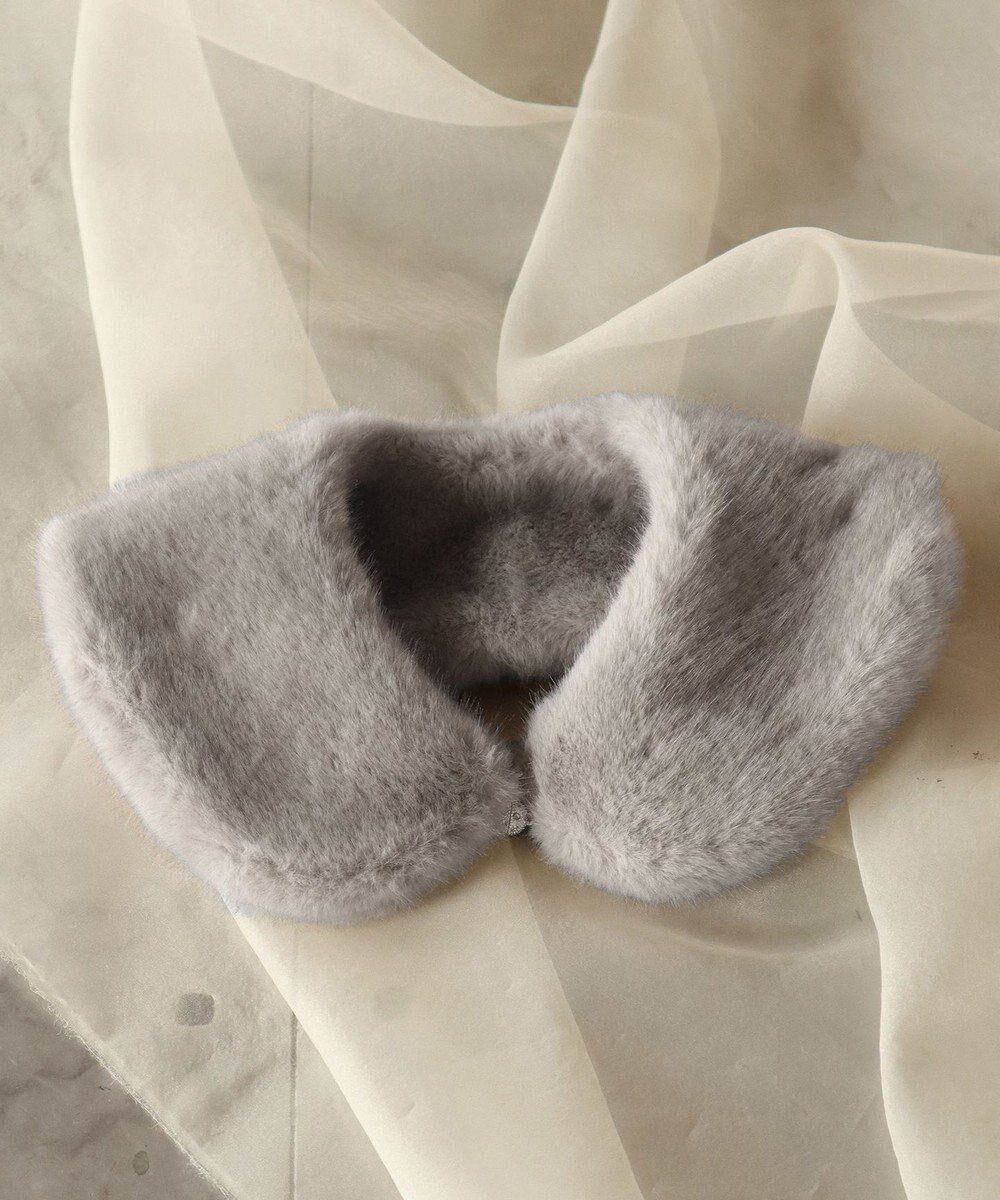 【ティアクラッセ/Tiaclasse】のエコファー付け襟ティペット インテリア・キッズ・メンズ・レディースファッション・服の通販 founy(ファニー) ファッション Fashion レディースファッション Fashion for Women マフラー・スヌード / 冬小物の定番 Scarves & Mufflers インナー Innerwear シンプル Simple, Minimal ストーン Stone, Gem-Like スヌード Snood, Infinity Scarf フェイクファー Faux Fur, Imitation Fur フォーマル Formal, Dressy マグネット Magnet, Magnetic Closure マフラー Scarf, Muffler A/W・秋冬 Autumn/Winter グレージュ|ID: prp329100004680375 ipo3291000000033807148