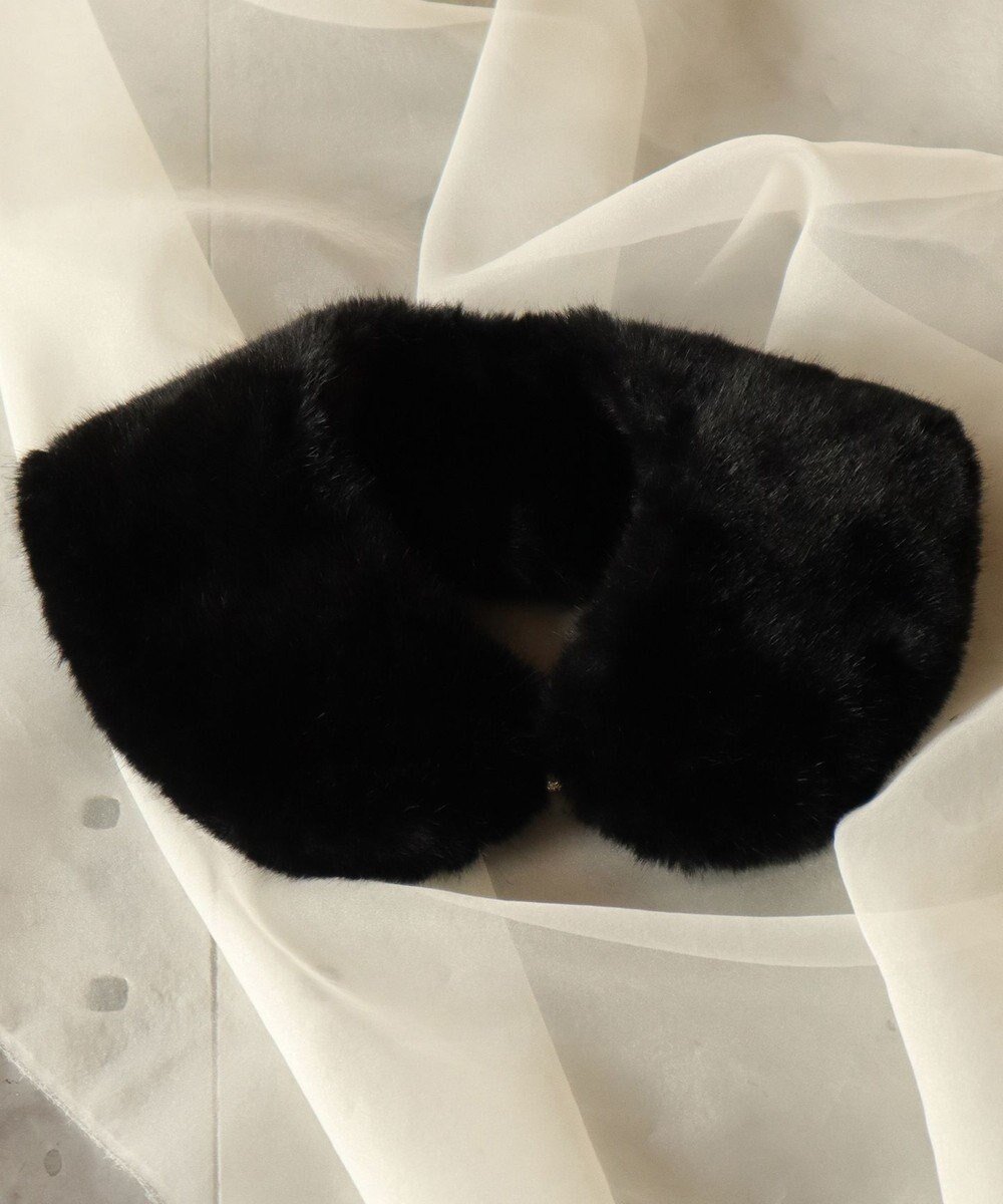 【ティアクラッセ/Tiaclasse】のエコファー付け襟ティペット インテリア・キッズ・メンズ・レディースファッション・服の通販 founy(ファニー) ファッション Fashion レディースファッション Fashion for Women マフラー・スヌード / 冬小物の定番 Scarves & Mufflers インナー Innerwear シンプル Simple, Minimal ストーン Stone, Gem-Like スヌード Snood, Infinity Scarf フェイクファー Faux Fur, Imitation Fur フォーマル Formal, Dressy マグネット Magnet, Magnetic Closure マフラー Scarf, Muffler A/W・秋冬 Autumn/Winter ブラック|ID: prp329100004680375 ipo3291000000033807149