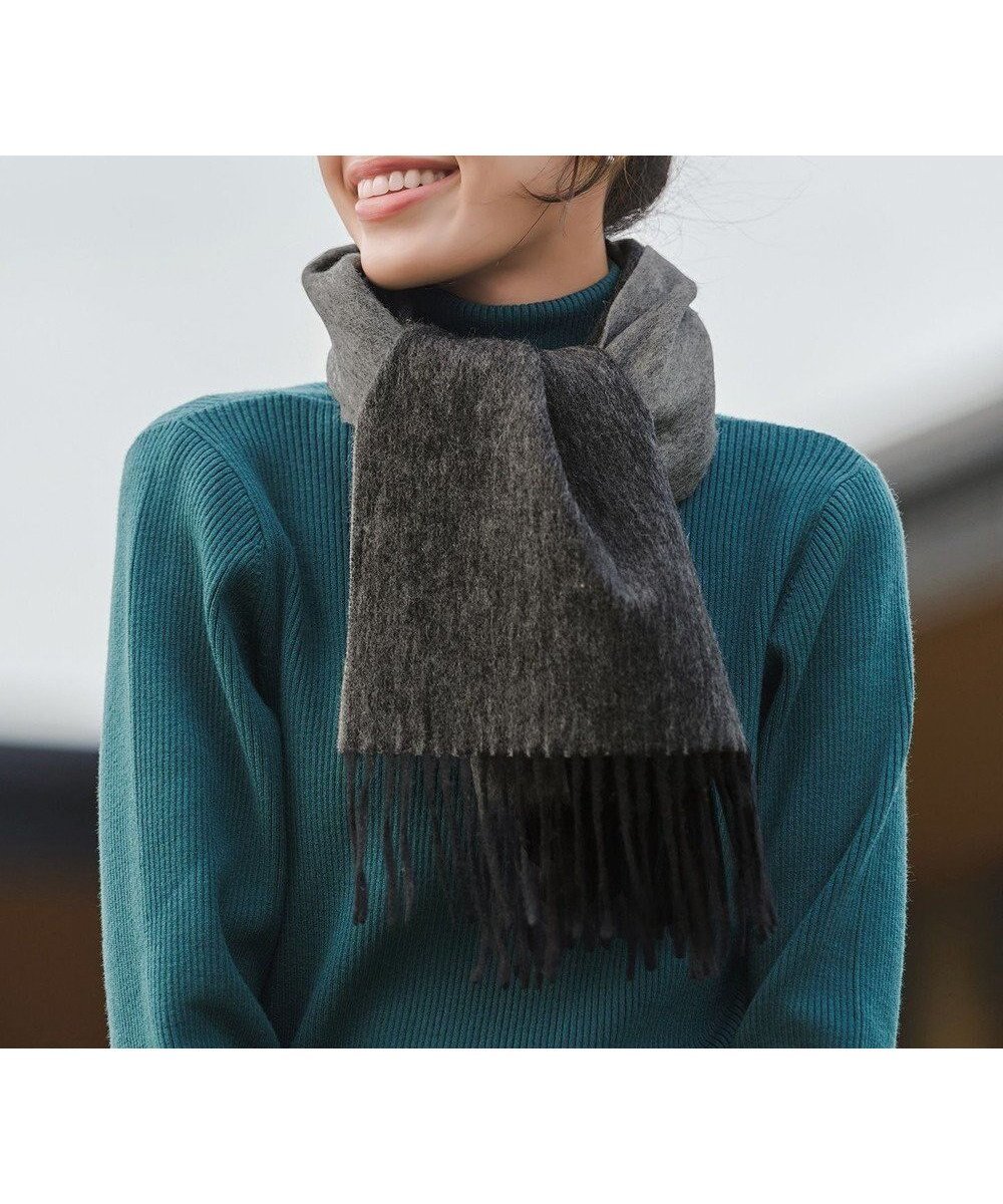 【ティアクラッセ/Tiaclasse】の【ウール100%】リバーシブルマフラー インテリア・キッズ・メンズ・レディースファッション・服の通販 founy(ファニー) ファッション Fashion レディースファッション Fashion for Women マフラー・スヌード / 冬小物の定番 Scarves & Mufflers おすすめ Recommended / Our Picks コンパクト Compact, Small Size スヌード Snood, Infinity Scarf スーツ Suit, Formalwear ベーシック Basic, Essential マフラー Scarf, Muffler リバーシブル Reversible, Two-Sided エレガント 上品 Elegant A/W・秋冬 Autumn/Winter ブラック|ID: prp329100004680380 ipo3291000000033807166