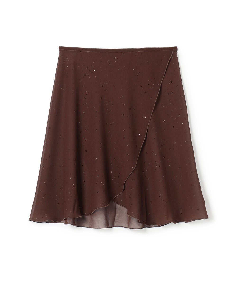 【チャコット/Chacott】の◎【Nela ライン】巻きスカート インテリア・キッズ・メンズ・レディースファッション・服の通販 founy(ファニー) 　ファッション　Fashion　レディースファッション　Fashion for Women　スカート　Skirts　シフォン　Chiffon, Lightweight Fabric　プリント　Print, Printed Pattern　エレガント 上品　Elegant　ブラウン|ID: prp329100004680395 ipo3291000000033807218