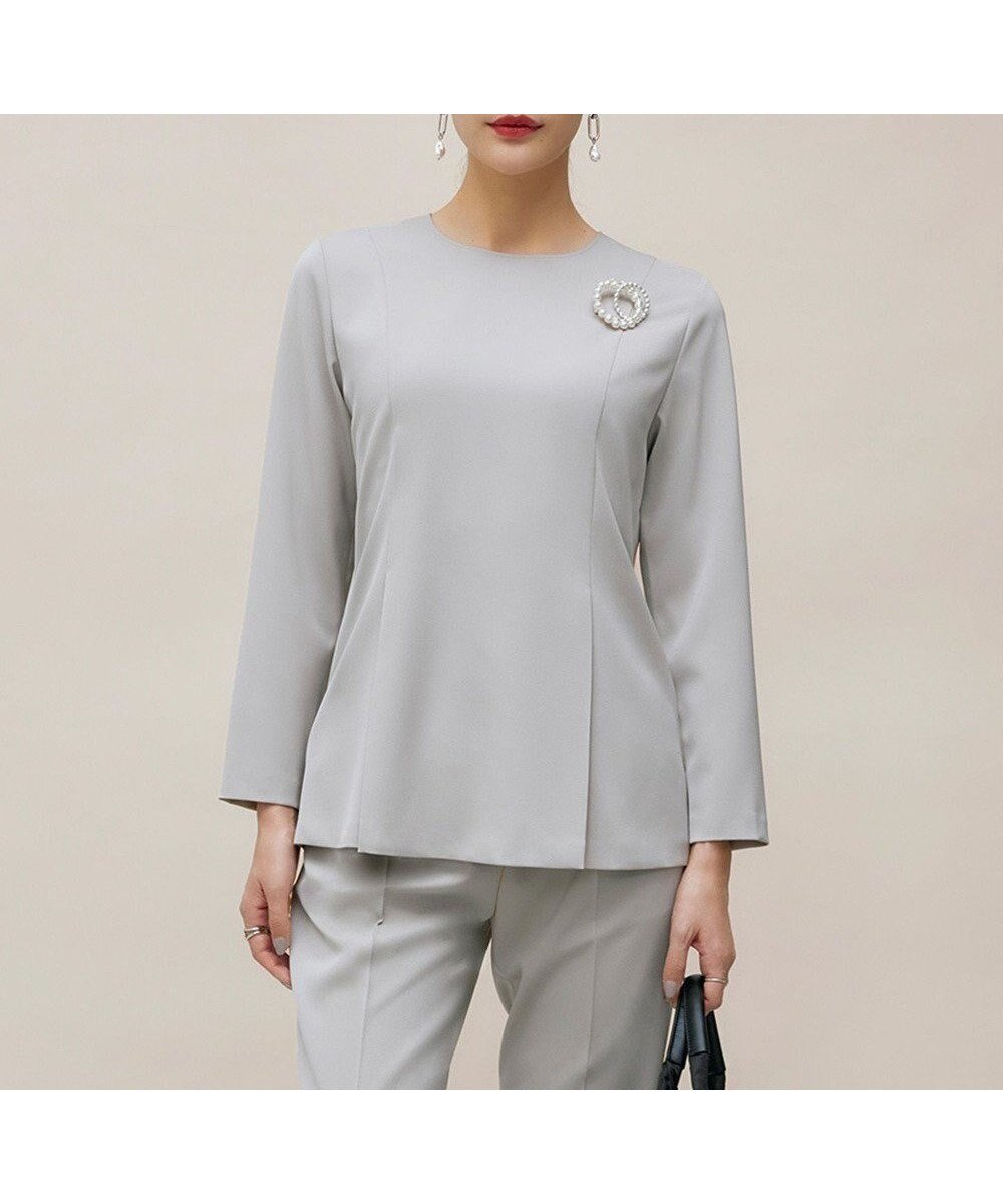 【アイシービー/iCB】の【UVカット・防シワ・速乾・洗える】Fied タックデザインブラウス インテリア・キッズ・メンズ・レディースファッション・服の通販 founy(ファニー) ファッション Fashion レディースファッション Fashion for Women トップス・カットソー Cut & Sew Tops シャツ・ブラウス・オフィスカジュアル Elegant Blouses & Button-Ups 春 Spring 洗える Machine Washable シンプル Simple, Minimal ジャケット Jacket, Outerwear ストレッチ Stretch, Stretchy Fabric セットアップ Set-Up, Coordinated Outfit チェック Check, Plaid, Tartan 人気 Popular, Best Seller フレア Flare, Flared フロント Front, Front Design ラップ Wrap, Wrap Design ワイド Wide, Wide Fit S/S・春夏 SS, Spring/Summer, Warm Season おすすめ Recommended / Our Picks 夏 Summer エレガント 上品 Elegant セレモニー Ceremony ビジネス 仕事 通勤 Business / Work / Commuting グレージュ系|ID: prp329100004680401 ipo3291000000033807243