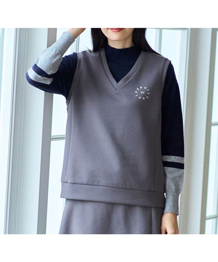 【23区 ゴルフ/NIJYUSANKU GOLF】の【WOMEN/EC限定】ワンポイント ジャージー ベスト ロングシーズン使える 温度調節に最適 インテリア・キッズ・メンズ・レディースファッション・服の通販 founy(ファニー) https://founy.com/ ファッション Fashion レディースファッション Fashion for Women アウター Coat / Outerwear Collection トップス・カットソー Cut & Sew Tops ベスト&ジレ / 重ね着スタイル Vests & Gilets おすすめ Recommended / Our Picks ゴルフ Golf シンプル Simple, Minimal セットアップ Set-Up, Coordinated Outfit ベスト Vest, Waistcoat ロング Long, Long-Length ワンポイント One Point, Statement Accent A/W・秋冬 Autumn/Winter |ID: prp329100004680404 ipo3291000000036115130