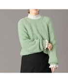 【エニー/ANY】のカーリーファンシーニット 人気、トレンドファッション・服の通販 founy(ファニー) ファッション Fashion レディースファッション Fashion for Women トップス・カットソー Cut & Sew Tops ニット Knit Tops & Sweaters おすすめ Recommended / Our Picks インナー Innerwear コンパクト Compact, Small Size セーター Sweater, Knitwear デニム Denim, Jeans Material バランス Balance, Style Balance エレガント 上品 Elegant 畦 Ribbed Knit A/W・秋冬 Autumn/Winter thumbnail グリーン|ID: prp329100004680411 ipo3291000000033807277