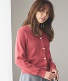 【フェルゥ/Feroux】の【洗える】リボン釦 カーディガンデザインニット 人気、トレンドファッション・服の通販 founy(ファニー) ファッション Fashion レディースファッション Fashion for Women トップス・カットソー Cut & Sew Tops ニット Knit Tops & Sweaters カーディガン・羽織り Layered Style Cardigans カーディガン Cardigan, Knitwear ストーン Stone, Gem-Like パール Pearl, Pearl Accent リボン Ribbon, Bow ロング Long, Long-Length 洗える Machine Washable A/W・秋冬 Autumn/Winter thumbnail レッド系|ID: prp329100004680420 ipo3291000000033807311