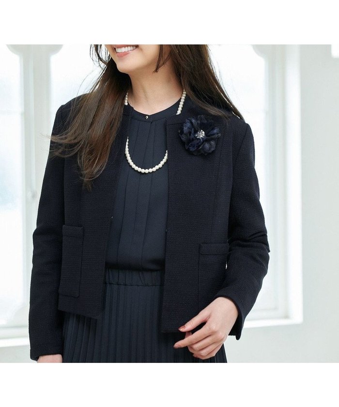 【エニー/ANY】のツイードジャケット インテリア・キッズ・メンズ・レディースファッション・服の通販 founy(ファニー) https://founy.com/ ファッション Fashion レディースファッション Fashion for Women アウター Coat / Outerwear Collection レディースジャケット・軽アウター Jackets ノーカラージャケット / シンプル上品コーデ Collarless Jackets ショート Short, Short Length ジャケット Jacket, Outerwear スリット Slit, Slit Detail セレモニー Ceremony ツイード Twill, Twill Weave フィット Fit, Slim Fit ポケット Pocket, Pocket Detail ワンポイント One Point, Statement Accent 夏 Summer 春 Spring S/S・春夏 SS, Spring/Summer, Warm Season |ID: prp329100004680429 ipo3291000000033807342