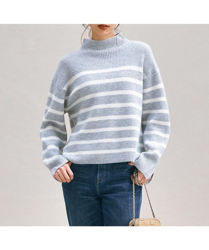 【23区/NIJYUSANKU】の【Oggi2月号掲載/洗える】ウールカシミヤ ボーダー ニット インテリア・キッズ・メンズ・レディースファッション・服の通販 founy(ファニー) https://founy.com/ 雑誌掲載アイテム Magazine Picks & Fashion Features ファッション雑誌 Fashion Magazines オッジ Oggi ファッション Fashion レディースファッション Fashion for Women トップス・カットソー Cut & Sew Tops ニット Knit Tops & Sweaters インナー Innerwear 洗える Machine Washable 畦 Ribbed Knit カットソー Cut and Sewn Top スリット Slit, Slit Detail セーター Sweater, Knitwear 雑誌 Magazine, Fashion Magazine ダウン Down, Puffer 2月号 February Issue, Feb. Edition ハイネック High Neck, Mock Neck バランス Balance, Style Balance ベーシック Basic, Essential ボーダー Border, Stripe ワンポイント One Point, Statement Accent 冬 Winter / This Winter A/W・秋冬 Autumn/Winter おすすめ Recommended / Our Picks |ID: prp329100004680432 ipo3291000000033807354