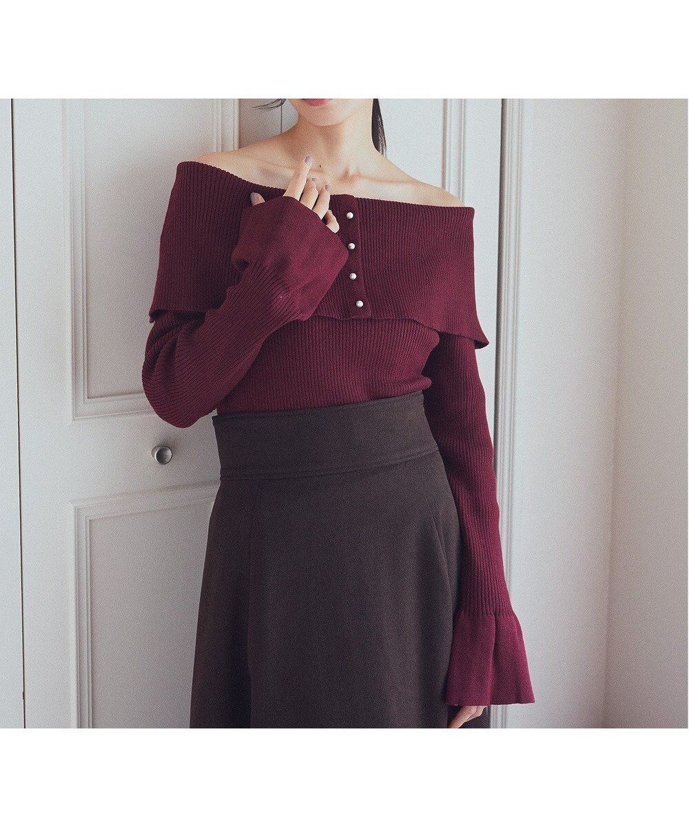 【アースミュージックアンドエコロジー/earth music&ecology】の2Wayオフショルニットプルオーバー 人気、トレンドファッション・服の通販 founy(ファニー) ファッション Fashion レディースファッション Fashion for Women トップス・カットソー Cut & Sew Tops ニット Knit Tops & Sweaters カジュアルプルオーバー・ニットトップス Pullovers & Knit Tops / Casual Pullovers スリーブ Sleeve, Long Sleeve / Short Sleeve セーター Sweater, Knitwear パール Pearl, Pearl Accent ポケット Pocket, Pocket Detail A/W・秋冬 Autumn/Winter other-1|ID: prp329100004680437 ipo3291000000033807379