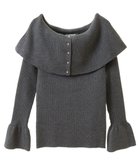 【アースミュージックアンドエコロジー/earth music&ecology】の2Wayオフショルニットプルオーバー 人気、トレンドファッション・服の通販 founy(ファニー) ファッション Fashion レディースファッション Fashion for Women トップス・カットソー Cut & Sew Tops ニット Knit Tops & Sweaters カジュアルプルオーバー・ニットトップス Pullovers & Knit Tops / Casual Pullovers スリーブ Sleeve, Long Sleeve / Short Sleeve セーター Sweater, Knitwear パール Pearl, Pearl Accent ポケット Pocket, Pocket Detail A/W・秋冬 Autumn/Winter thumbnail Gray Mixture|ID: prp329100004680437 ipo3291000000033807382