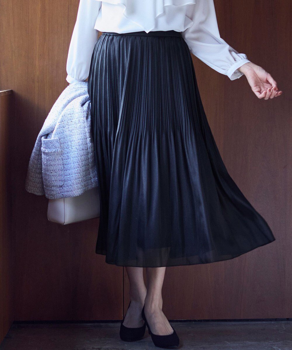 【エニィ スィス/any SiS】の【洗える】シャイニープリーツ スカート 人気、トレンドファッション・服の通販 founy(ファニー) 　ファッション　Fashion　レディースファッション　Fashion for Women　スカート　Skirts　プリーツスカート / 上品フェミニンスタイル　Pleated Skirts　春　Spring　洗える　Machine Washable　シフォン　Chiffon, Lightweight Fabric　ブライト　Bright, Shiny　プリーツ　Pleats, Pleated　リラックス　Relax, Relaxed Fit　S/S・春夏　SS, Spring/Summer, Warm Season　夏　Summer　エレガント 上品　Elegant　 other-1|ID: prp329100004680445 ipo3291000000033807410