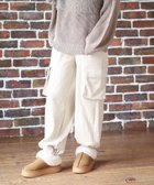 【グリーンパークス/Green Parks】の・SUGAR SPOONスエードポンチカーゴパンツ Ivory|ID: prp329100004680456 ipo3291000000033807458